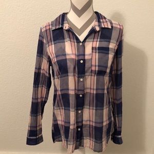 Blue and Pink Flannel
